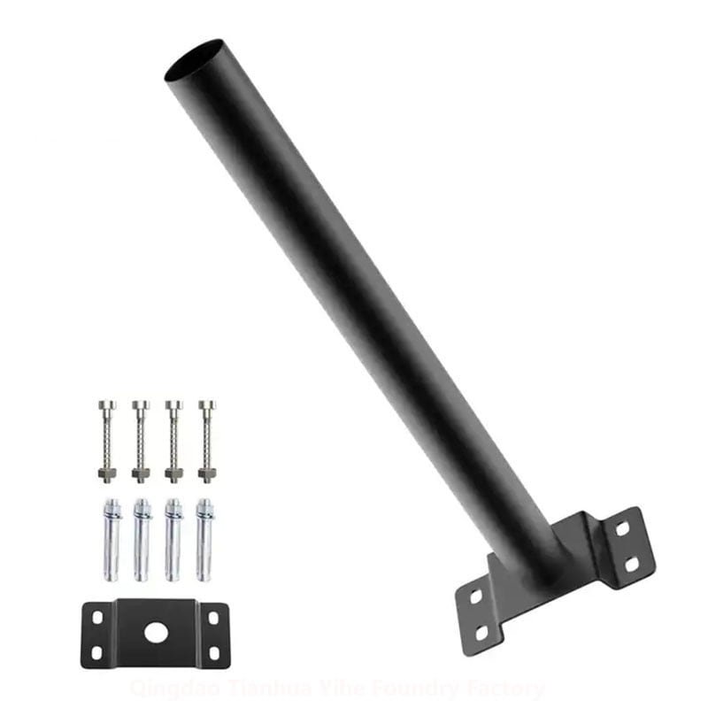 Crosse de Fixation sur Mât / Poteau pour Lampadaire Solaire Tout-en-Un φ50mm (MJ-PL50 Pole Mounted)