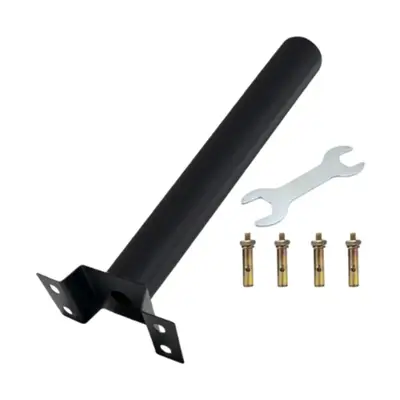 Crosse de Fixation Murale pour Lampadaire Solaire Tout-en-Un φ50mm (MJ-PL50 Wall Mounted)