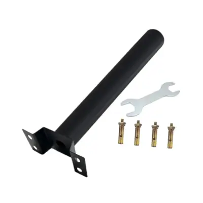 Crosse de Fixation Murale pour Lampadaire Solaire Tout-en-Un φ50mm (MJ-PL50 Wall Mounted)