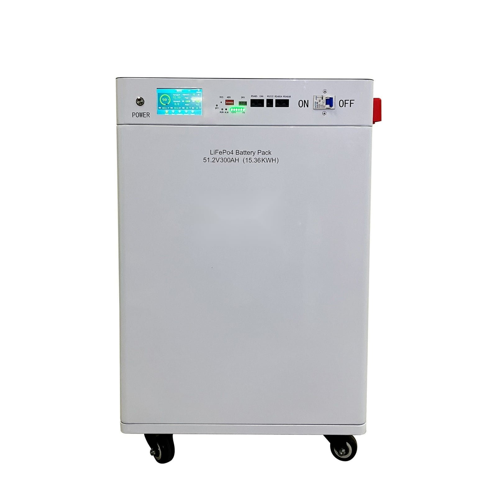 Armoire Batterie Solaire Lithium LiFePO4 51.2V (100Ah - 300Ah)
