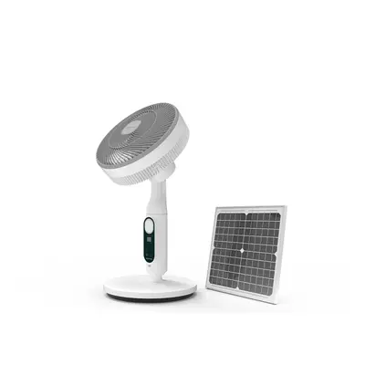 Ventilateur Circulateur d'Air Solaire Rechargeable 30W MJ-SF01 (2-en-1 Pied & Table)