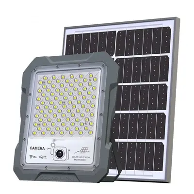 Projecteur Solaire CCTV Caméra Intégrée WiFi 100W - 1200W