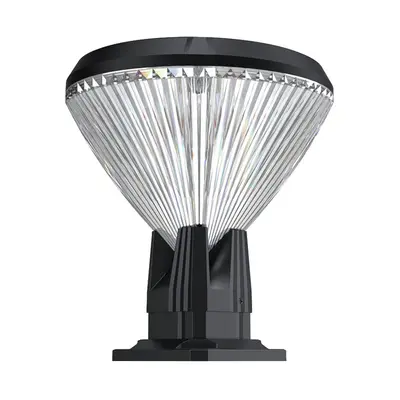 Borne Solaire de Jardin Diamant Aluminium (Hauteur 27.5cm & 78cm - 3 Couleurs)
