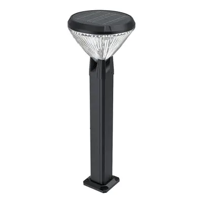 Borne Solaire de Jardin Diamant Aluminium (Hauteur 27.5cm & 78cm - 3 Couleurs)