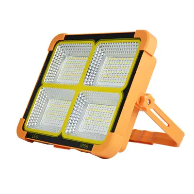 Lanterne Solaire Portable Tout-en-un Aluminium (Jaune)