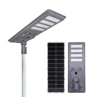 Lampadaire Solaire LED Tout-en-Un Premium MPPT (300W - 500W)