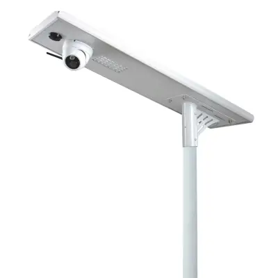Lampadaire Solaire CCTV Caméra WiFi/4G 100W - 150W