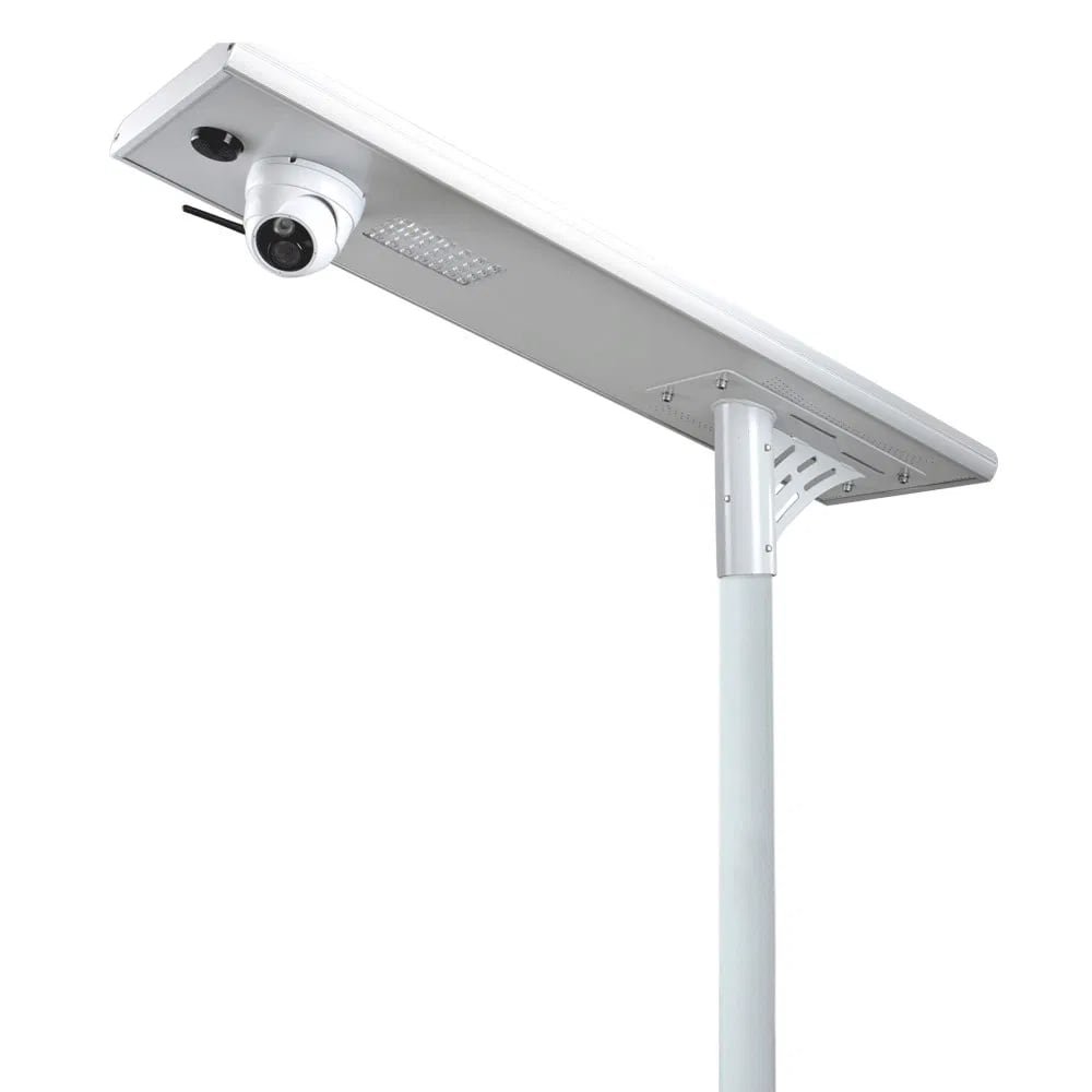 Lampadaire Solaire CCTV Caméra WiFi/4G 100W - 150W