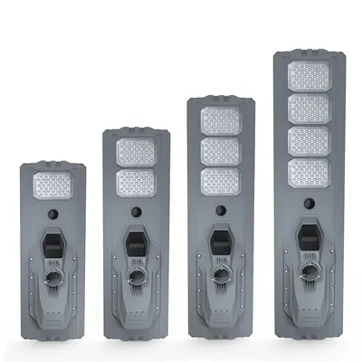 Lampadaire Solaire Tout-en-un Extra-Plat HL-PASL 80W - 150W