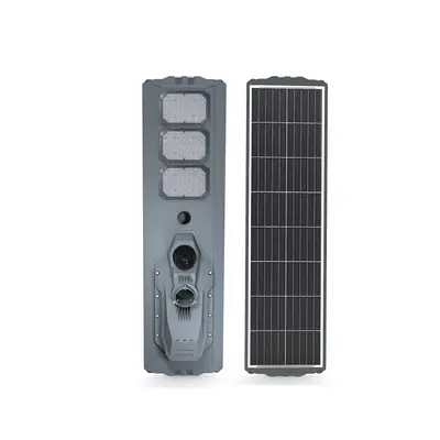 Lampadaire Solaire Starship I avec Caméra Vidéosurveillance HD (100W - 400W)