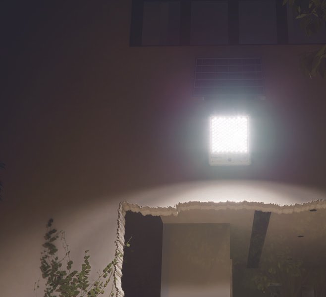 Projecteur Solaire Breaker Warrior avec Caméra HD 4MP WiFi (100W - 1200W) - Photo 1