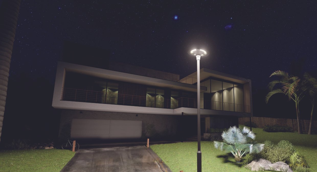 Luminaire Solaire 360° Explorer Warrior RGBW & Bluetooth (800W - 1200W) - Photo 1