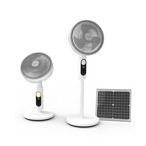 Ventilateur Circulateur d'Air Solaire Rechargeable 30W MJ-SF01 (2-en-1 Pied & Table)